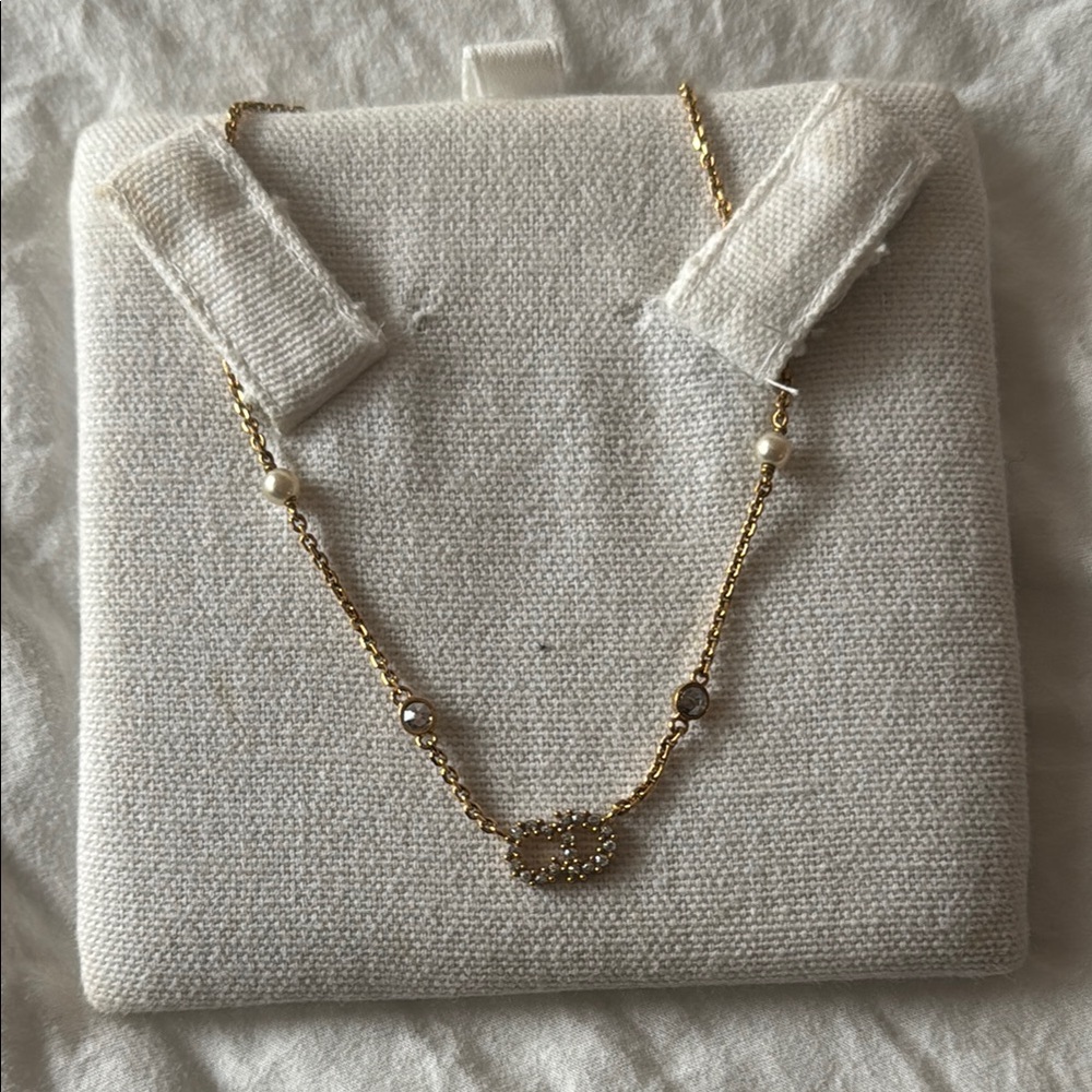 Authentic Christian Dior Clair D Lune Necklace